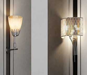 CCD wall lamp combination 3d model