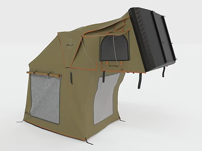 Modern Tent Roof Tent 3d model Modern Tent Roof Tent 3d model