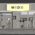 Stylish Modern Clothing Store Interior Design With Clothing Racks Mannequins And Decorative Sofa
