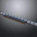 Longitudinal Cylindrical Structural Component With Multiple Segments And Central Flat Panel