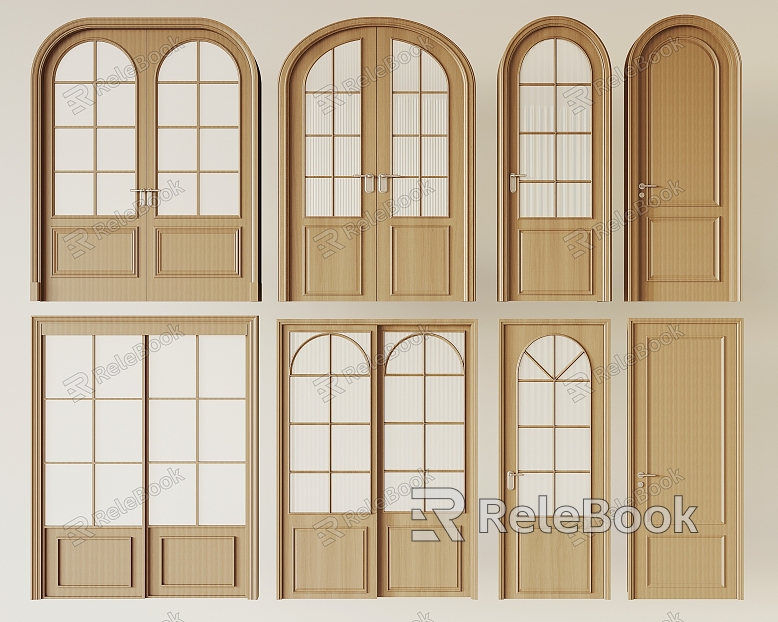 Single door sliding door model