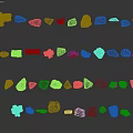 Natural Textured Rockery Stones For Garden Landscaping And Decorative Projects