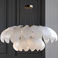 Light Luxury Chandelier 3d model