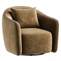Accent Chair Green Upholstered With Rounded Armrest Comfortable Cushion And Color Options