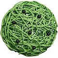 Medical Device With Green Intertwined Lines And Black Dots In Sphere Structure 3d model