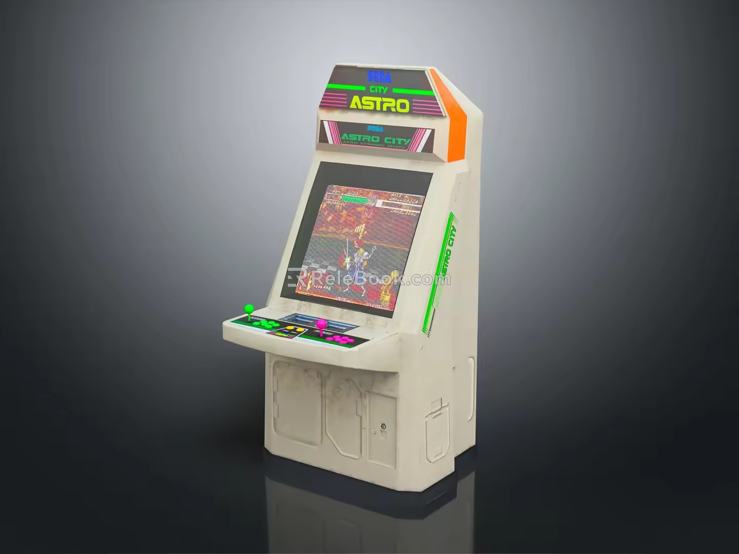 Modern game machine large game machine coin-operated game machine arcade 3d model