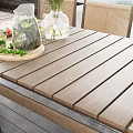 Stylish Woven Outdoor Chairs With Soft Cushion For Lakeside Patio Leisure Dining Experiences