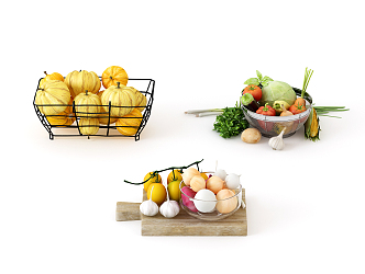 Modern Vegetables 3d model