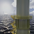 modern generator force generator 3d model