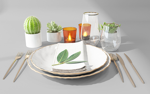 Tableware 3d model