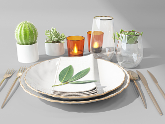 Tableware 3d model