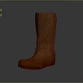 Brown Knee High Leather Boots For Casual Everyday Wear And Comfort