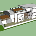 Modern Detached Villa With Swimming Pool Large Windows And Terrace