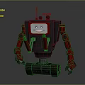 Robot Assistant Small Robot Butler 3d model