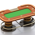 Poker Table Entertainment Table Mahjong Table Gambling Table Entertainment Table Game 3d model