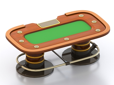 Poker Table Entertainment Table Mahjong Table Gambling Table Entertainment Table Game 3d model