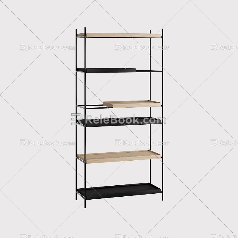 Modern Storage Rack 3d model