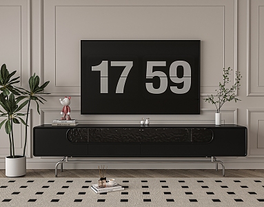 Retro TV Cabinet 3d model