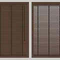 Modern Brown Venetian Blinds With Horizontal Slats For Stylish Home Window Design
