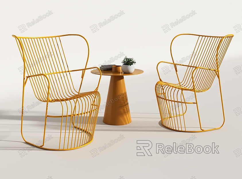 Modern leisure tables and chairs model