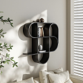 Modern Wall Rack Storage Rack Storage Rack Decorative Rack Shelf 3d model