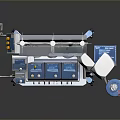 Advanced Clinical Medical Equipment With Digital Display Control Panels And Mobile Wheels