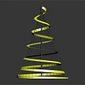 Shiny Metallic Gold Spiral Fashion Accessory Belt For Trendy Clothing And Apparel Style