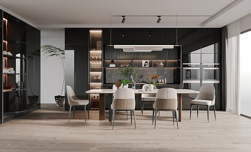 Modern Restaurant 3d model