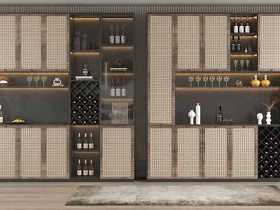 Quiet wine cabinet model