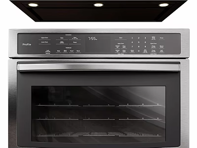 Fulgor Modern Stainless Steel Kitchen Oven With Digital Display And Interior Racks 3d model