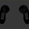 Black Long Socks with Black Football Shoes for Sports Athletic Wear