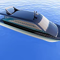catamaran speedboat 3d model