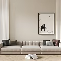Modern Multiplayer Sofa 3d model