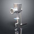 Stainless Steel Manual Meat Grinder Kitchen Appliance With Handle And Clamp For Home Use