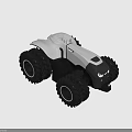 Modern White Agricultural Tractor With Large Black Tires And Sleek Design
