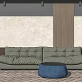 Modern Sofa Coffee Table Combination Multiplayer Sofa Coffee Table Combination 3d model