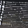 Various Road Facilities Including Guardrail Components Traffic Sign Poles And Street Lamp Posts