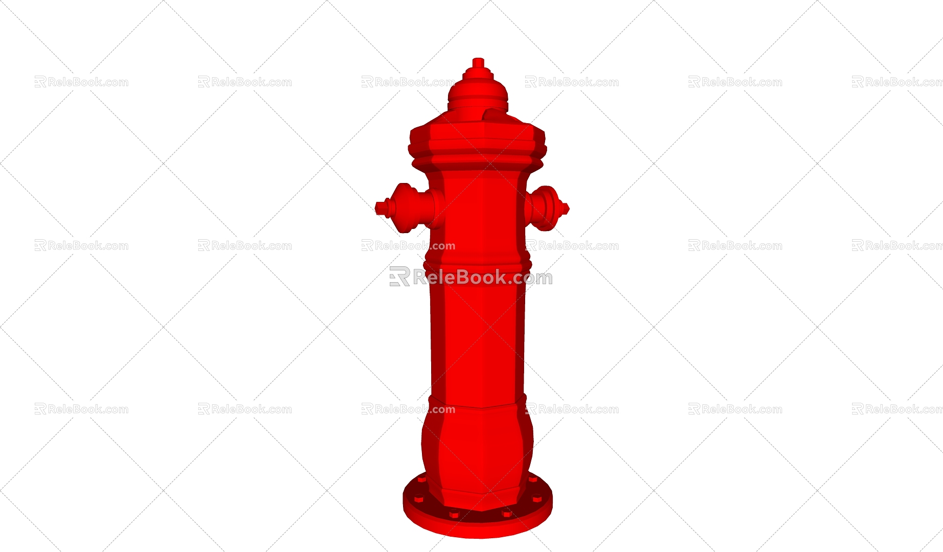 modern fire hydrant 3d model