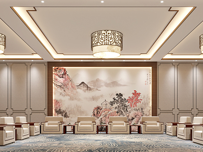 New Chinese Reception Room model