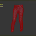 Stylish Blue Pants With Yellow Button For Modern Casual Daily Wear