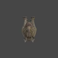Realistic 3D Rhinoceros Model With Detailed Skin Texture And Horns