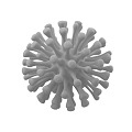 Modern New Crown Virus 3d model