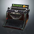 Vintage The Fox No 5 Typewriter With Fast And Accurate Typing For Office Use