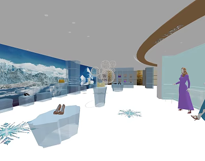 Modern Clothing Store 3d model Modern Clothing Store 3d model