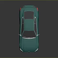 Sleek Green Sports Car With Modern Design Shiny Body And Alloy Wheels