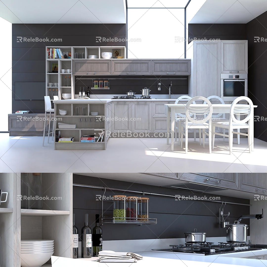 Kitchen Cabinets 3d model