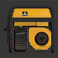 Champion Hybrid Generator Yellow Black Design With Control Panel And Engine