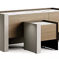 Modern Minimalist Bedside Tables With Marble Top Drawer And Neutral Color Design