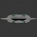 Silver Sword With Slender Blade And Hilt On Dark Background With Reflection