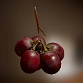 Fresh Ripe Red Grapes Bunch Hanging On Vine With Juicy Texture And Natural Look